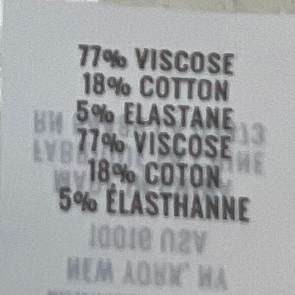 NWT Aerie White Cropped Textured Waffle Baby Tee Size XS Short Sleeves Scalloped - Picture 5 of 6